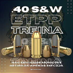 MUNIÇÃO CBC .40 S&W ETPP 180GR 10un