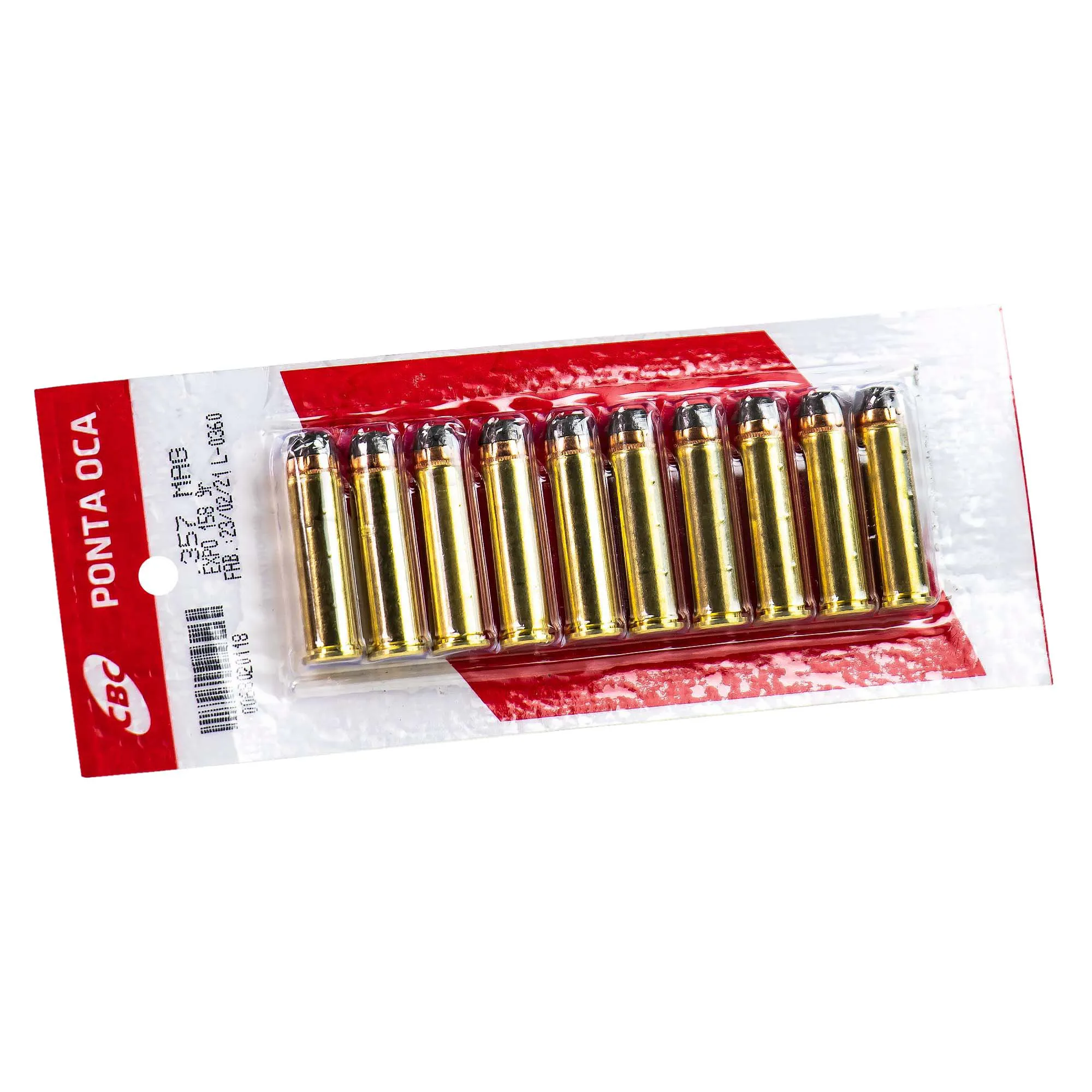 MUNIÇÃO CBC .357 EXPANSIVO PONTA OCA 158GR