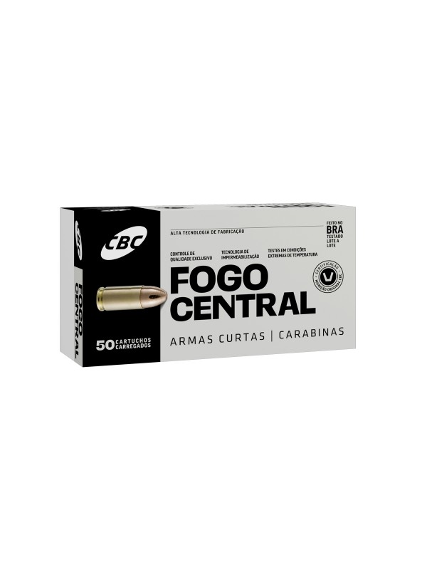 MUNIÇÃO CBC 9MM ETOG 124GR 50UN