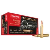 MUNIÇÃO NORMA RANGER&Training 5.56X45MM SS109 62GR 50un