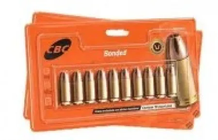 MUNIÇÃO CBC 9mm EXPO +P 147GR BONDED 10un