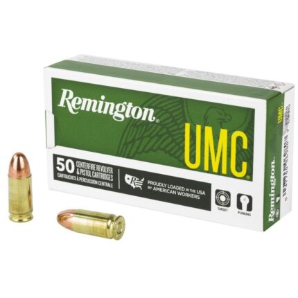 MUNIÇÃO REMINGTON 9MM LUGER 147GR FMJ 50un