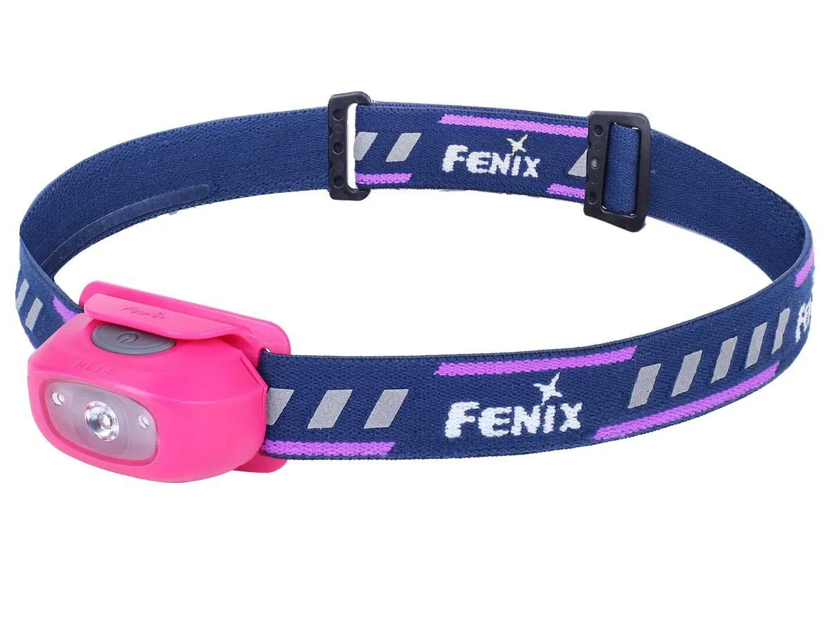 LANTERNA DE CABEÇA FENIX HL16 ROSA 70 LÚMENS