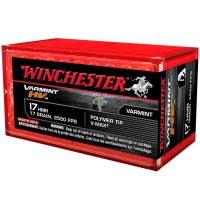 MUNIÇÃO WINCHESTER VARMINT HV .17HMR 17GR 50un