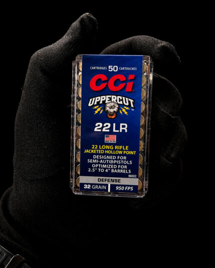 MUNIÇÃO CCI UPPERCUT .22 LR 32GR JHP