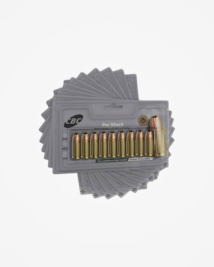 MUNIÇÃO CBC 9MM EXPO +P 135GR PRO SHOCK 10un