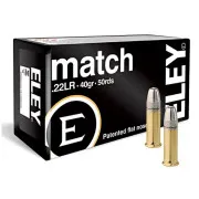 MUNIÇÃO .22 LR ELEY MATCH 40GR 50un