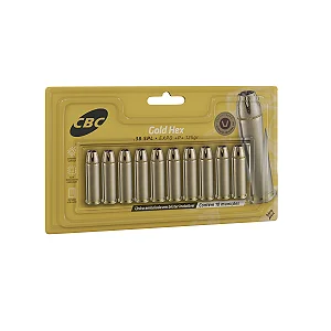 MUNIÇÃO CBC 38SPL EXPO +P+ 125GR GOLD HEX 10un