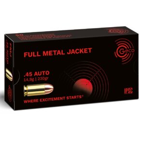 MUNIÇÃO GECO .45 ACP FMJ 230GR