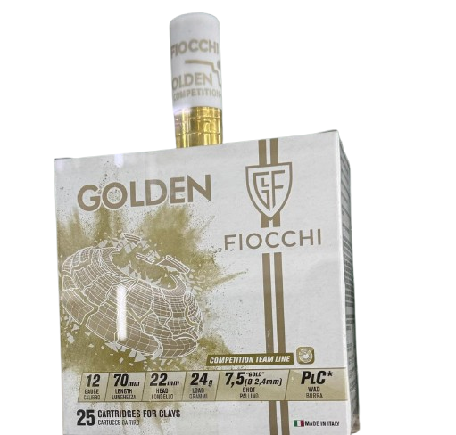 CARTUCHO FIOCCHI 12 GOLDEN 7.5 24GR