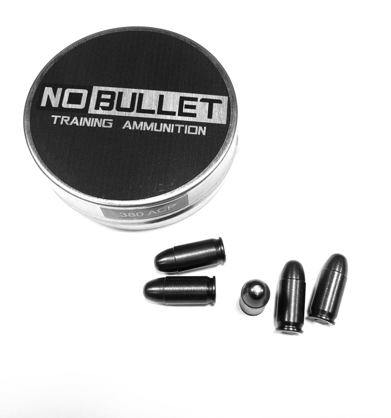 MUNIÇÃO MANEJO INERTE CAL. 380ACP NOBULLET TRAINING AMMUNITION 5un