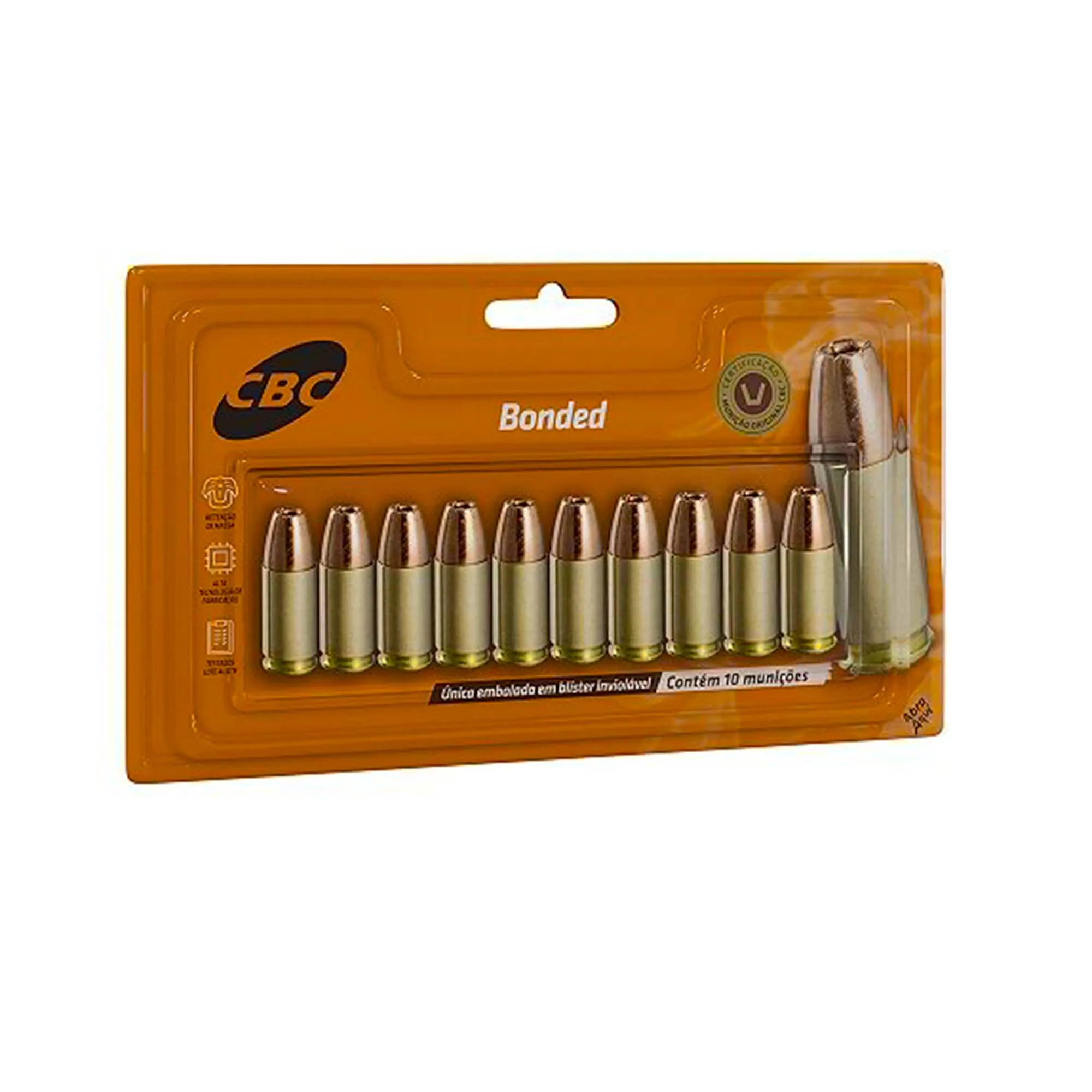 MUNIÇÃO CBC 9MM EXPO BONDED 147GR 10un