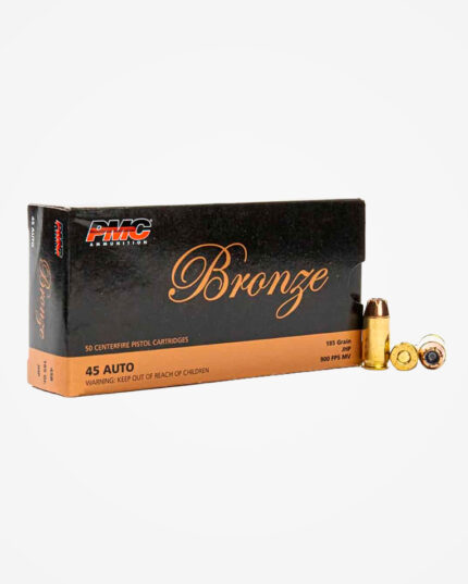 MUNIÇÃO PMC .45 ACP 185GR JHP 50un