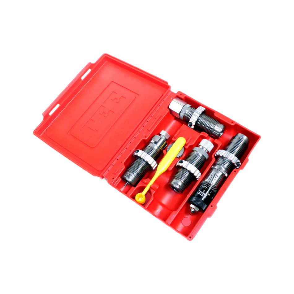 DIES LEE 4 PEÇAS DELUXE CARBIDE DE TUNGSTÊNIO COM MICRÔMETRO + SHELL H